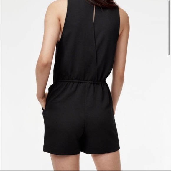 ARITZIA (Wilfred) | Black Rive romper - Picture 2 of 14